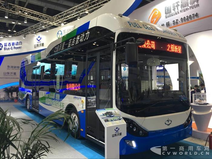 山東沂星氫燃料電池城市客車(chē)