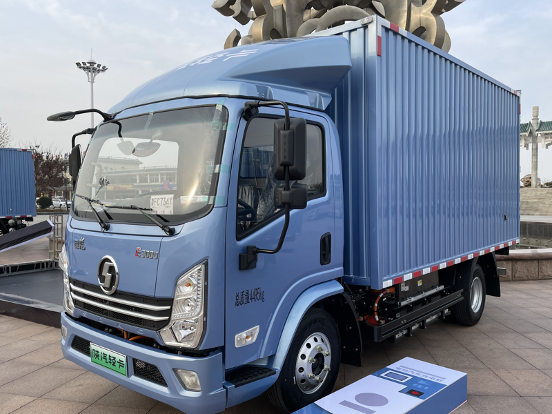 12號(hào)展車(chē)：陜汽輕卡E3000-E7.5-寧德98kWh-廂式車(chē)型